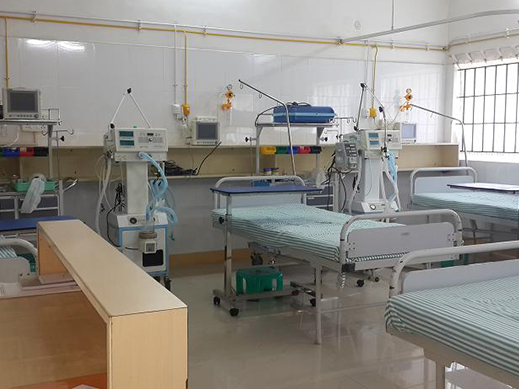 icu with ventilator deepam hospital